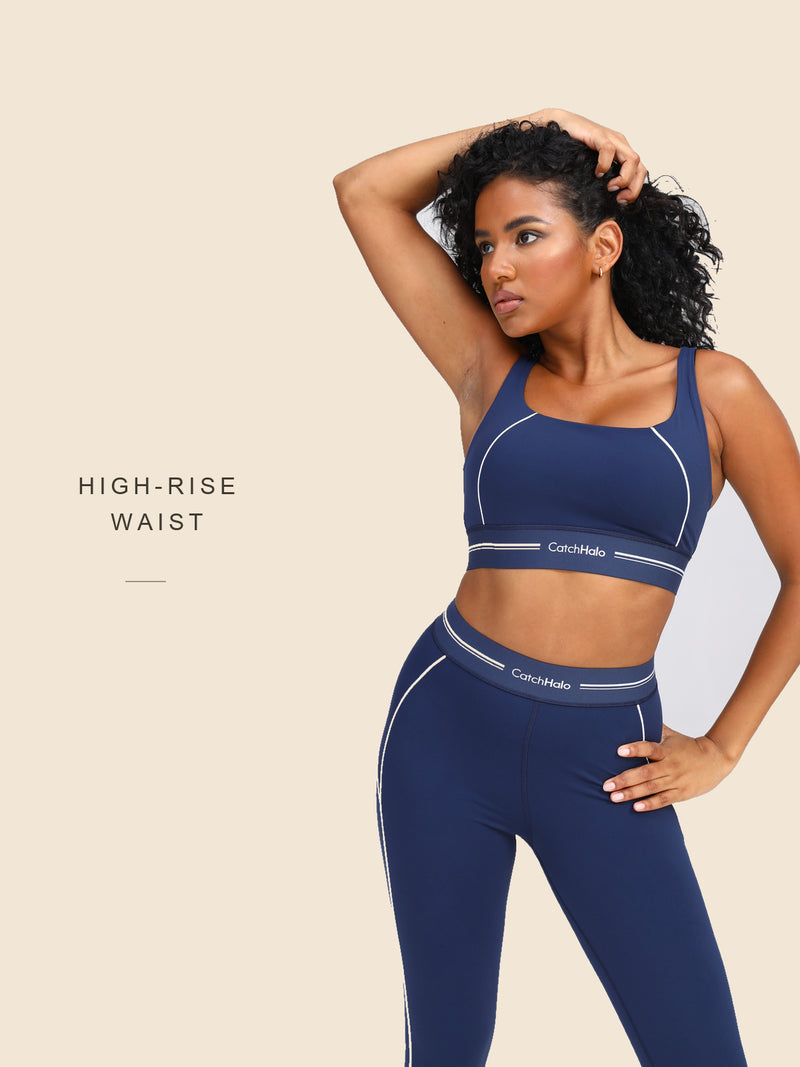 Contrast Band Yoga Legging | CW510