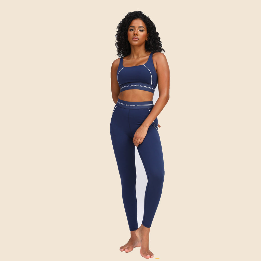 Contrast Band Yoga Legging | CW510