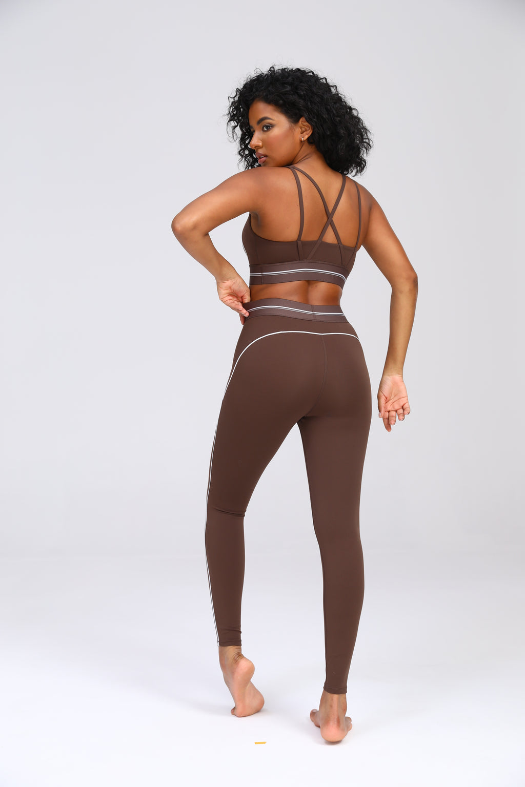 Contrast Strap Sports Bra | CW505