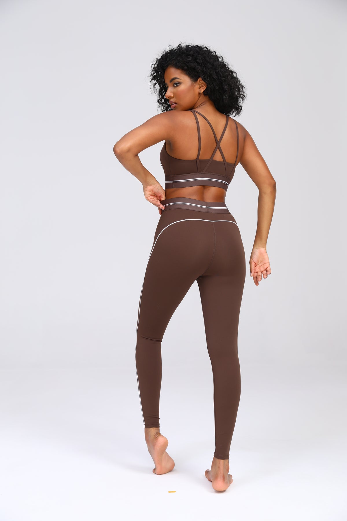 Contrast Strap Sports Bra | CW505