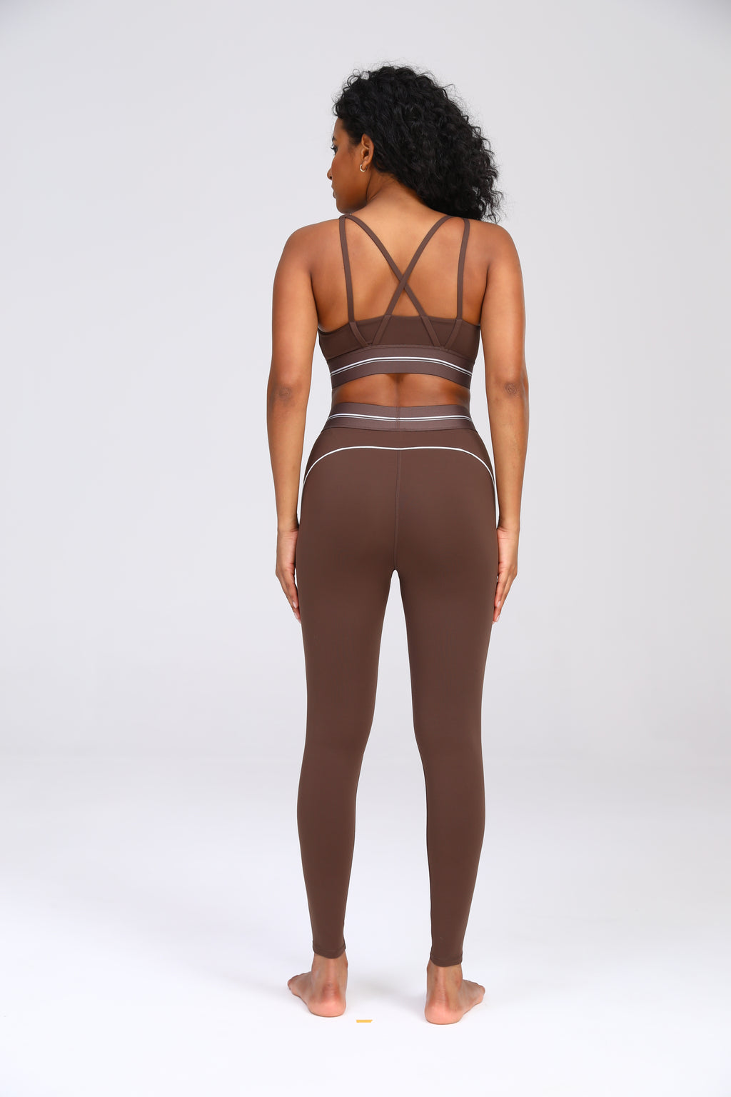 Contrast Strap Sports Bra | CW505