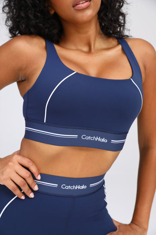 Contrast Strap Sports Bra | CW505