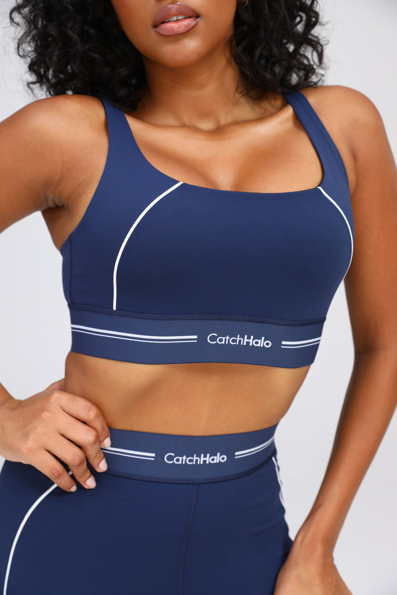 Contrast Strap Sports Bra | CW505