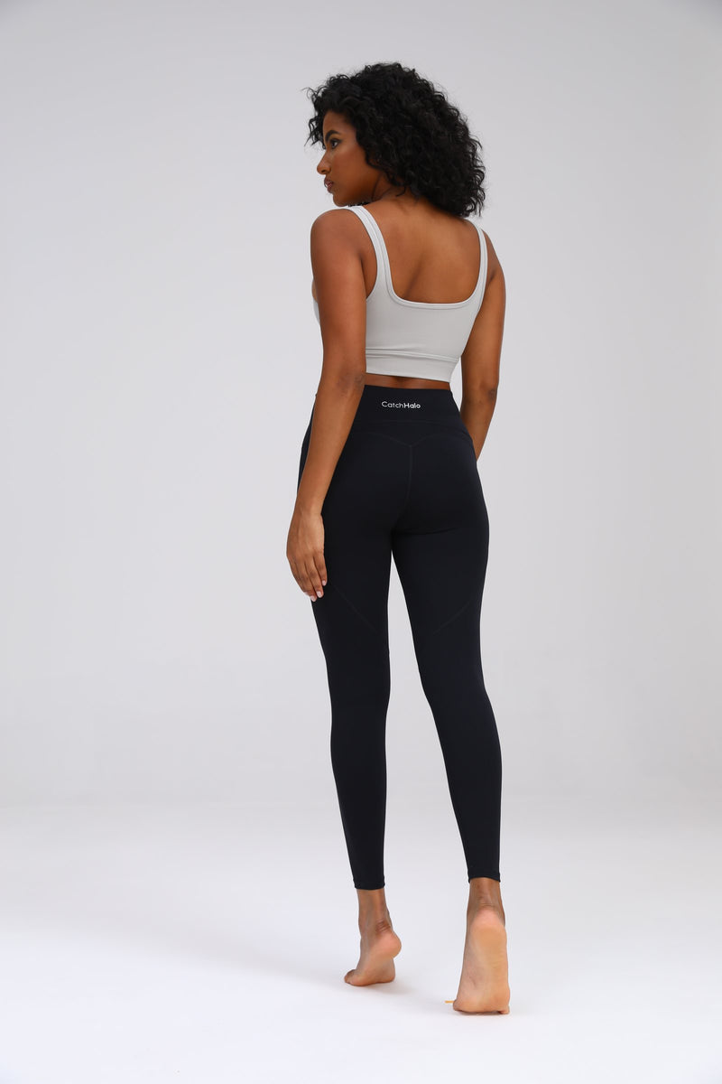 Mesh Panel Yoga Legging | CW509