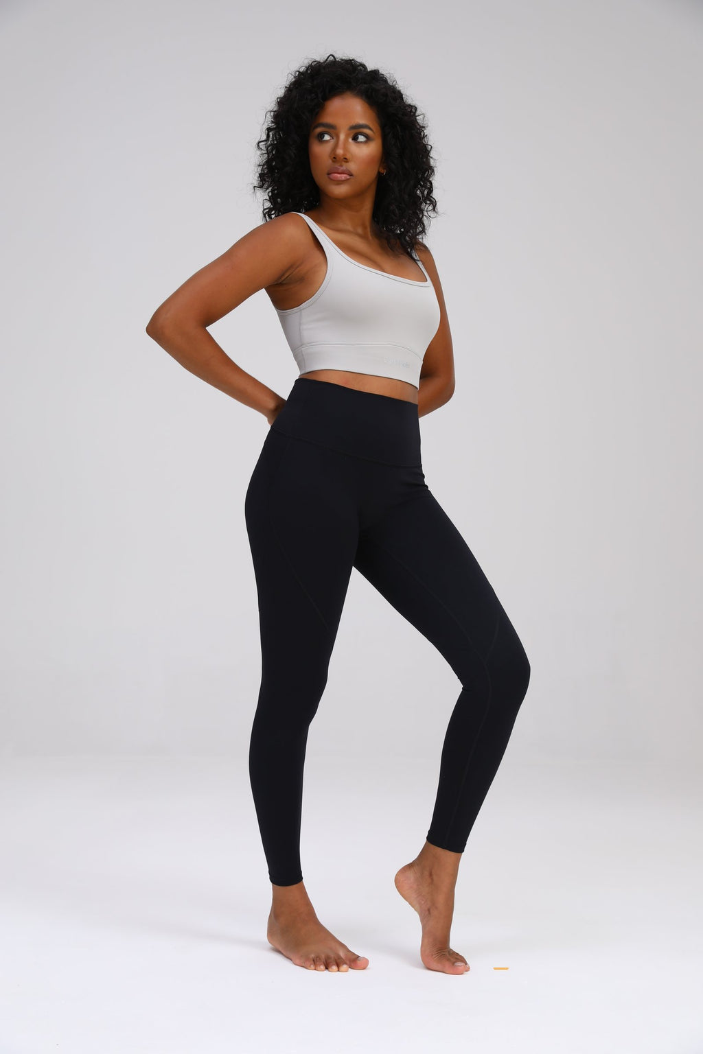 Mesh Panel Yoga Legging | CW509