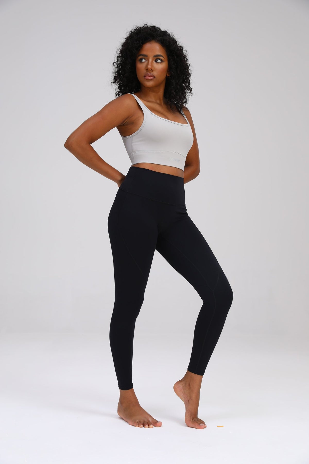 Mesh Panel Yoga Legging | CW509