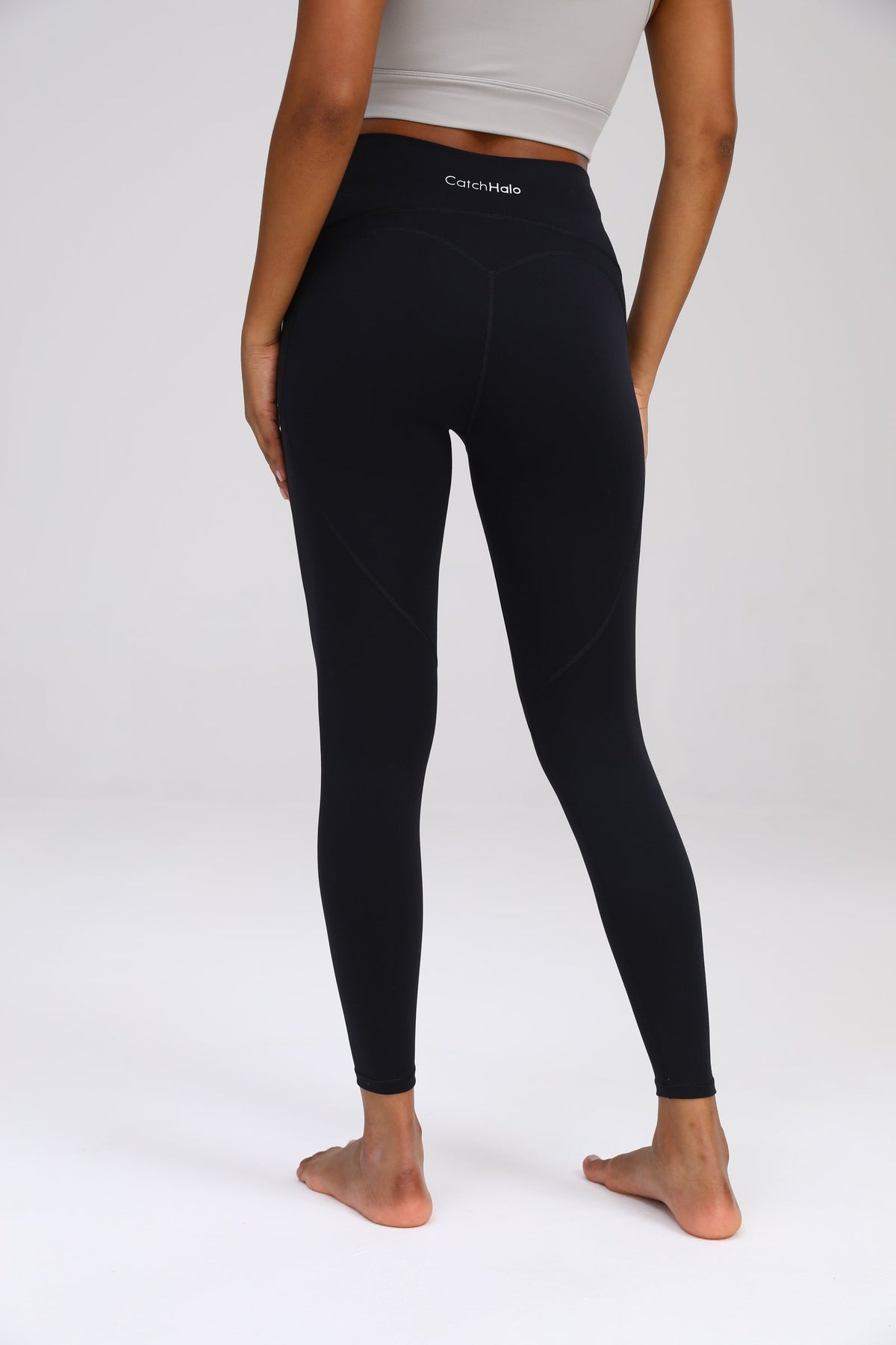 Mesh Panel Yoga Legging | CW509