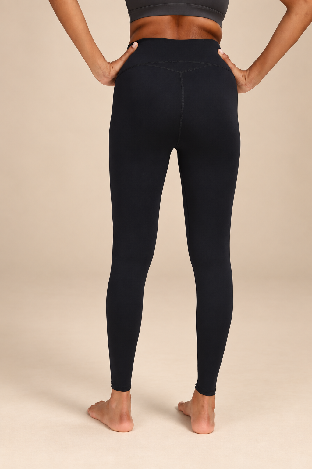 Mesh Panel Yoga Legging | CW509